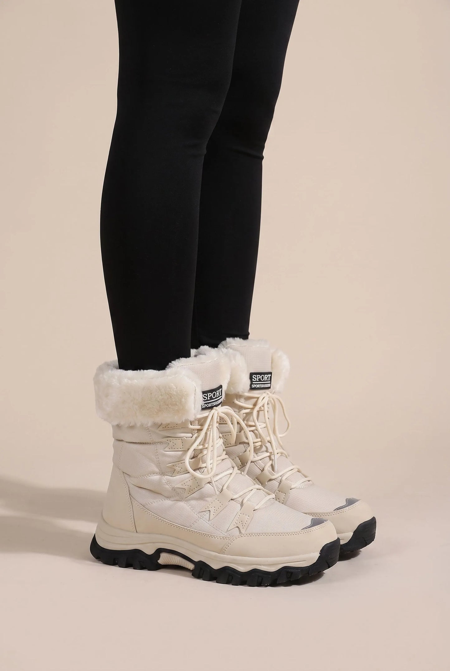 Frostom | Knöchelhohe Geschnürte Schneestiefel