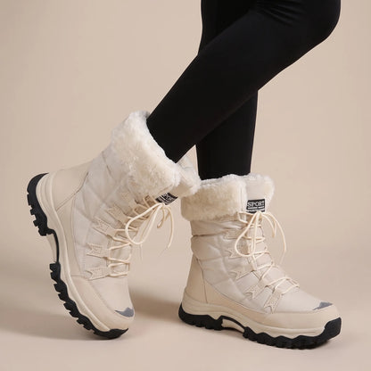 Frostom | Knöchelhohe Geschnürte Schneestiefel