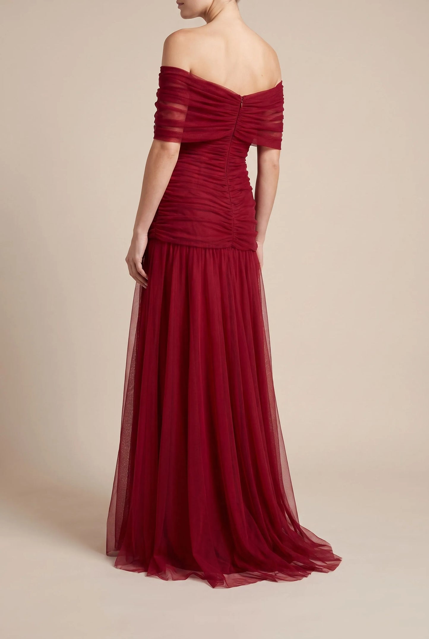 Galaura | Elegantes Maxikleid Mit V-Ausschnitt