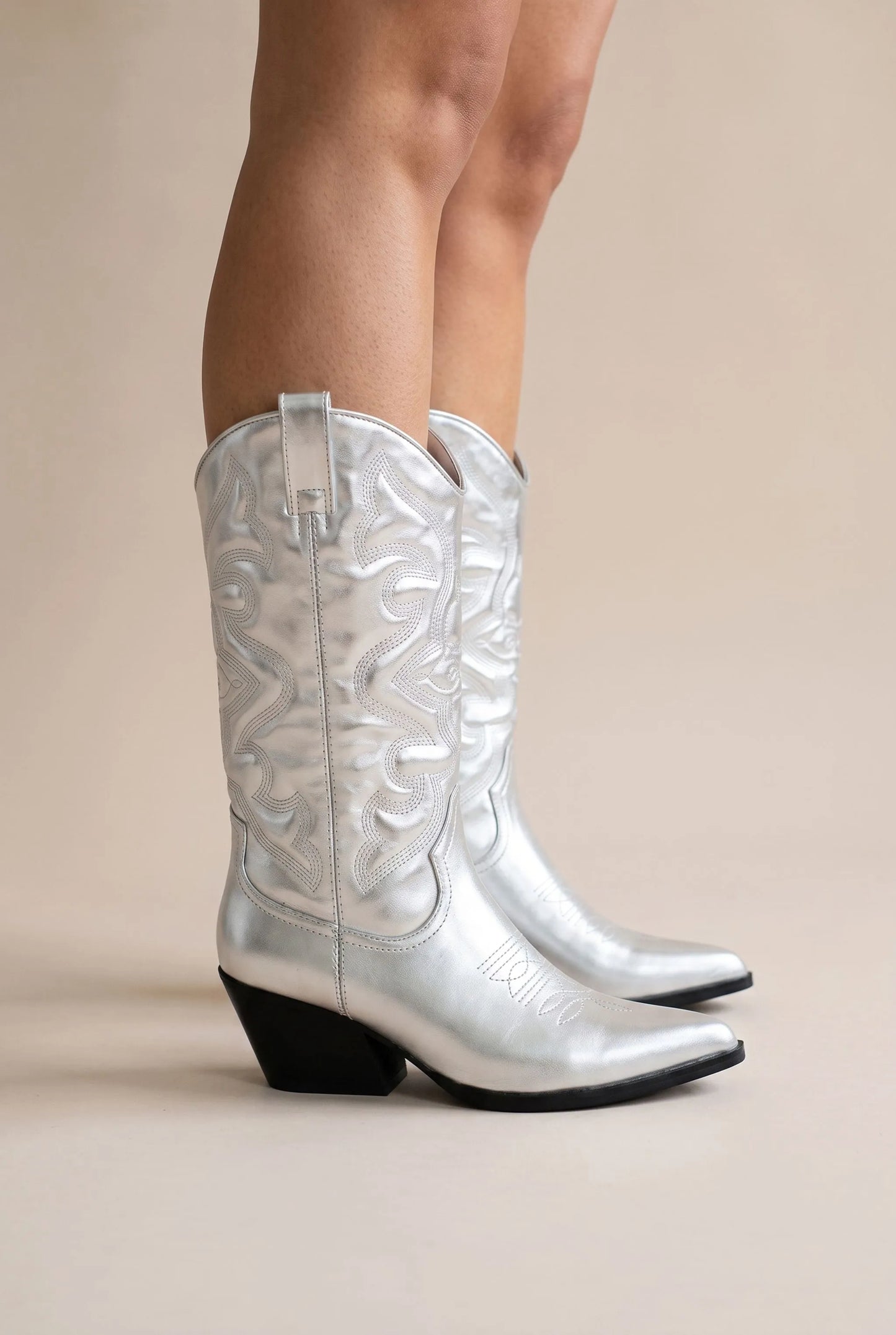 GleamRider | Mittelhohe Cowboystiefel Damen
