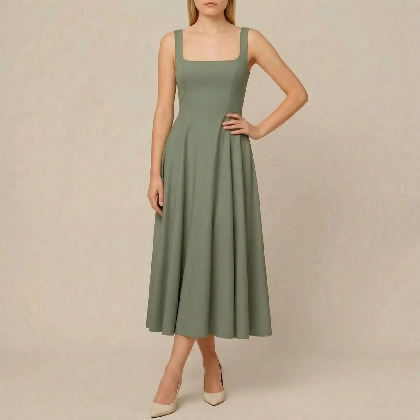 Gleama | Festliches Midikleid In A-Linie