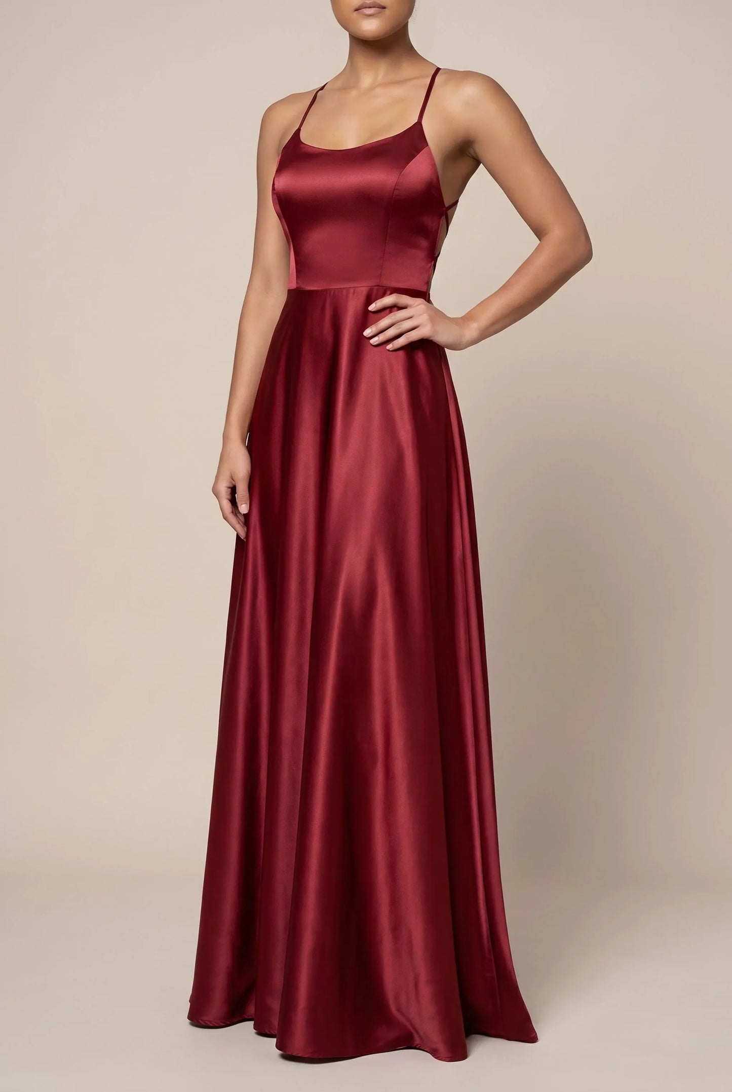 Gleamore | Ärmelloses Bodenlanges Sommer Abendkleid