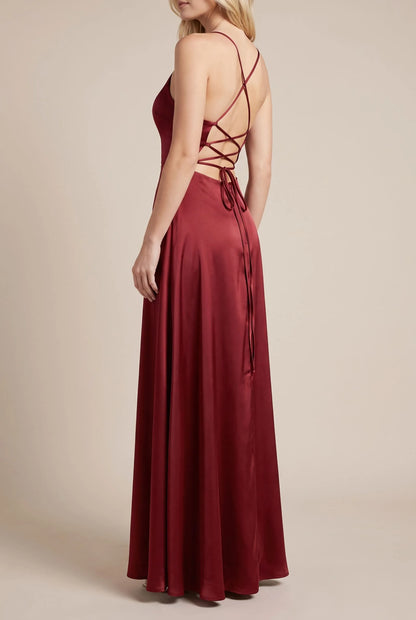 Gleamore | Ärmelloses Bodenlanges Sommer Abendkleid