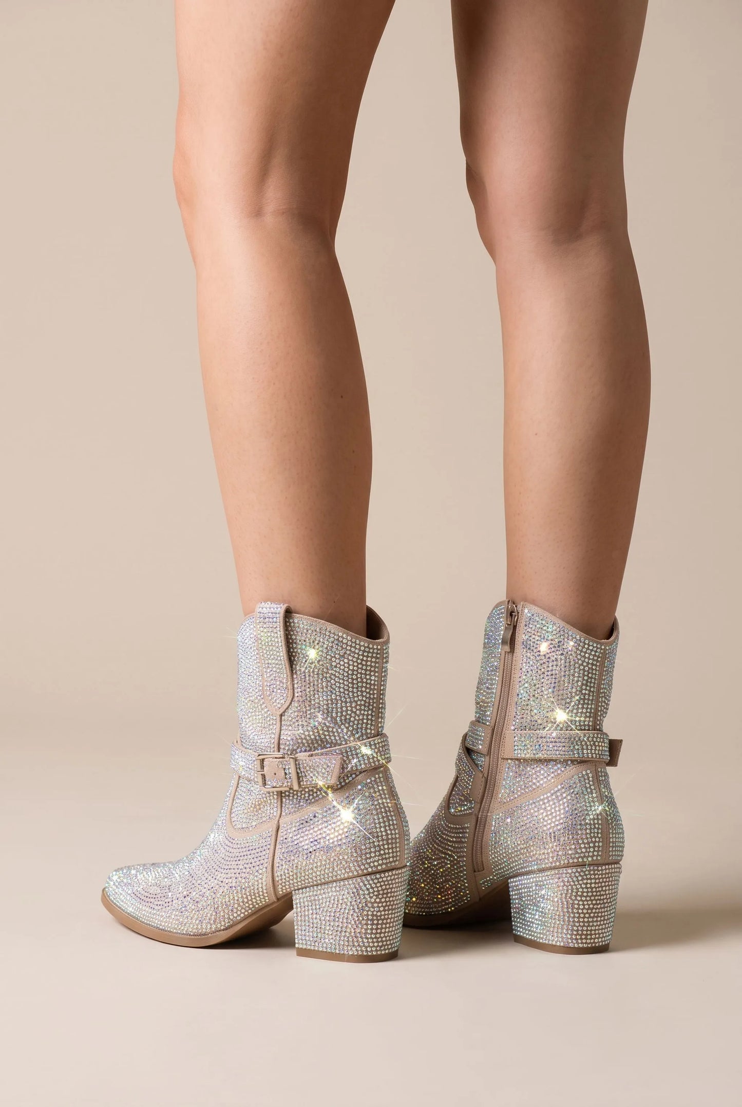 GlimmerStep | Stiefel Mit Paillettenbesatz