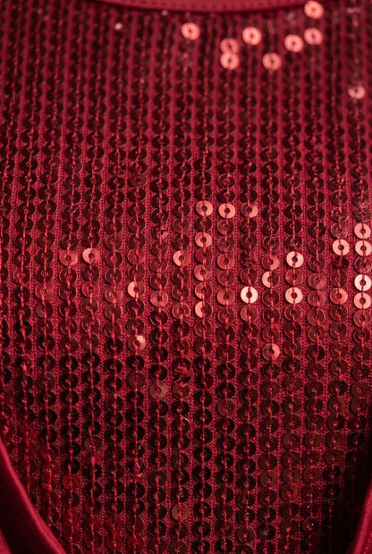 GlimmerTop | Damenoberteil Mit Paillettenbesatz