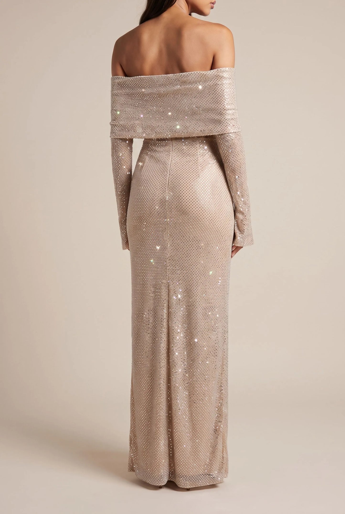 Glitzra | Elegantes Glitzerndes Maxikleid