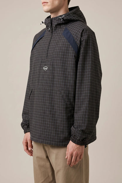 GridGale | Oversized Windbreaker-Jacke Mit Karomuster