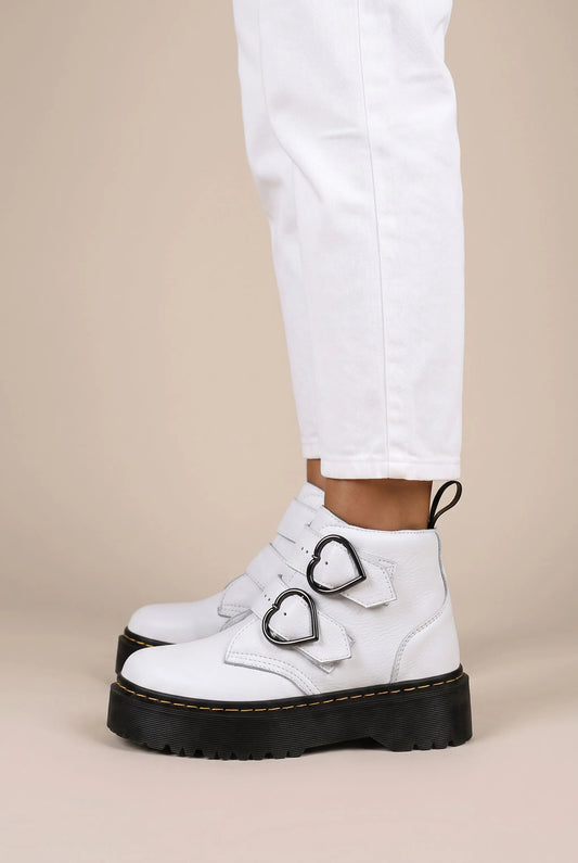 Heartread | Auffällige Damen Plateau Stiefeletten