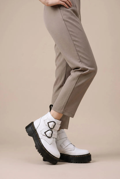 Heartread | Auffällige Damen Plateau Stiefeletten