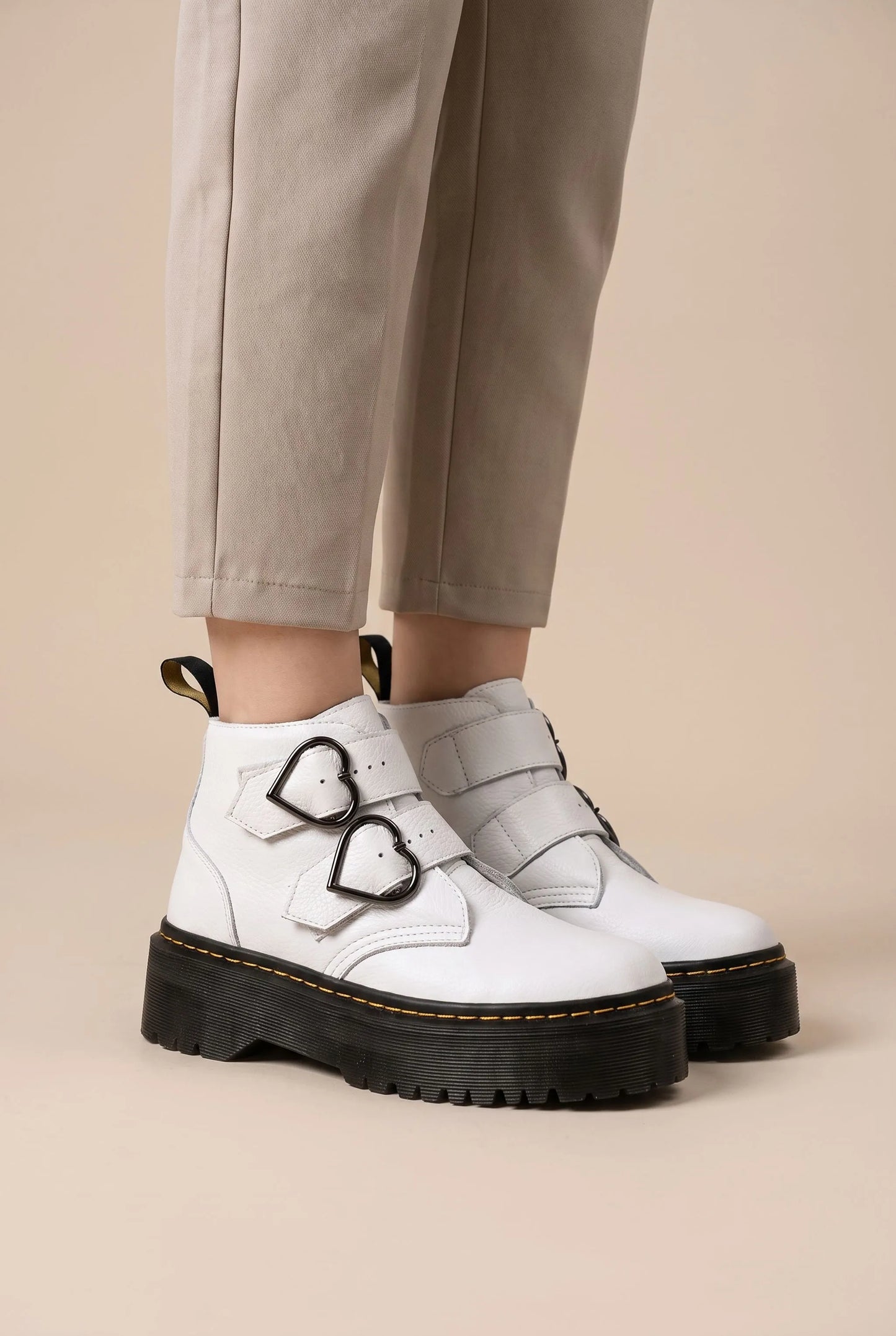 Heartread | Auffällige Damen Plateau Stiefeletten