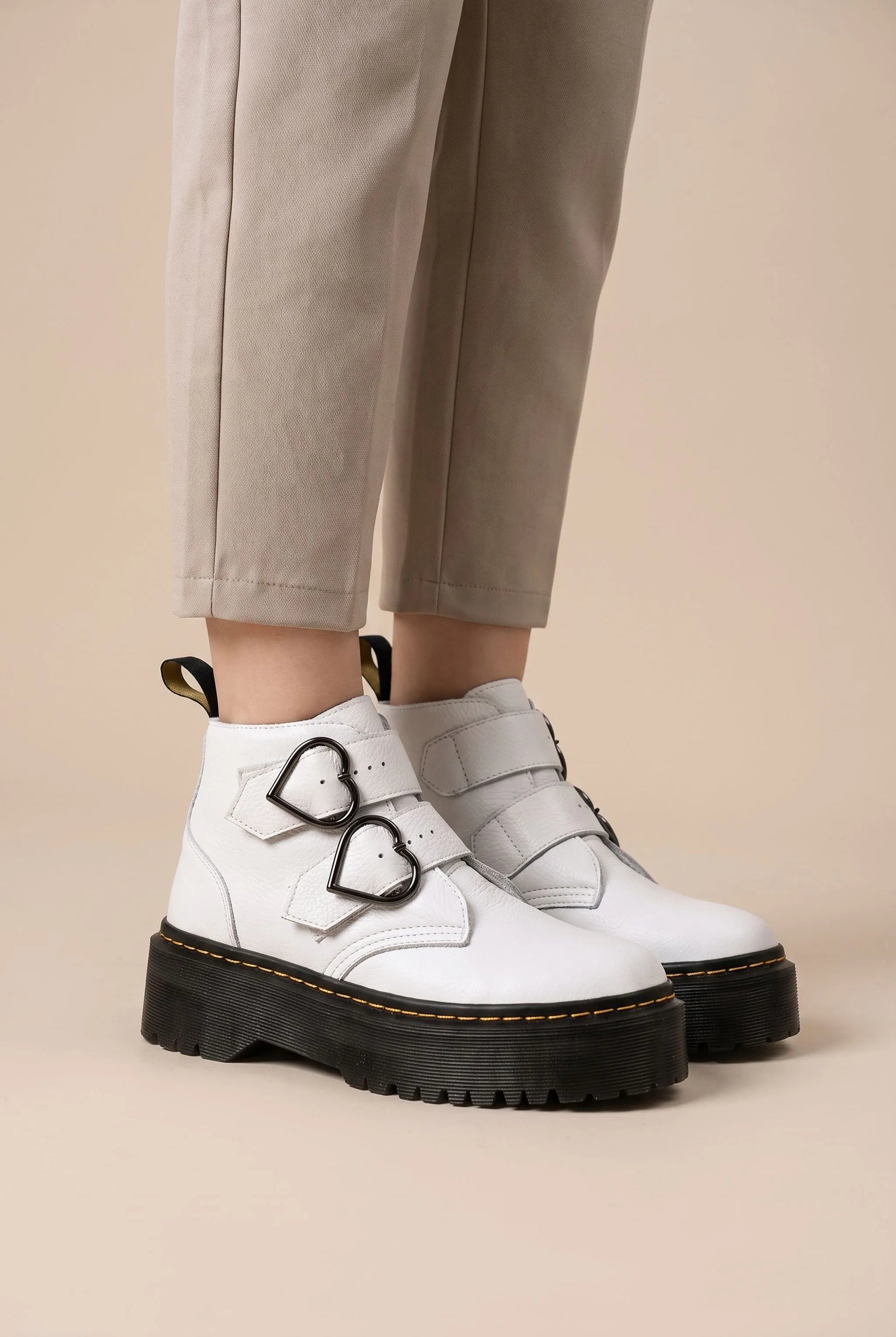 Heartread | Auffällige Damen Plateau Stiefeletten
