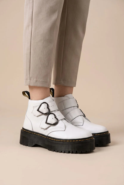 Heartread | Auffällige Damen Plateau Stiefeletten