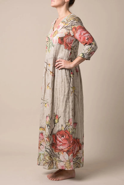 Kallis | Weites Florales Maxikleid