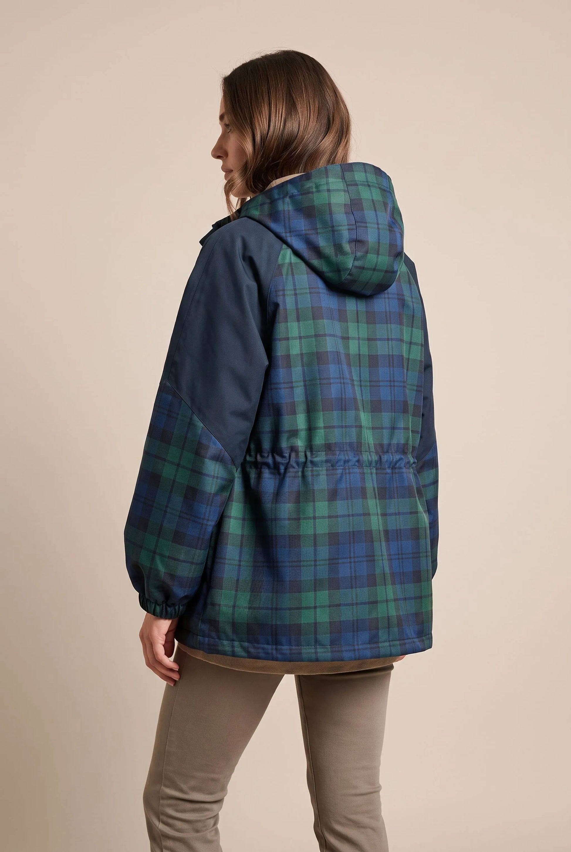 Kensal | Entspannte Karierte Jacke Mit Kapuze