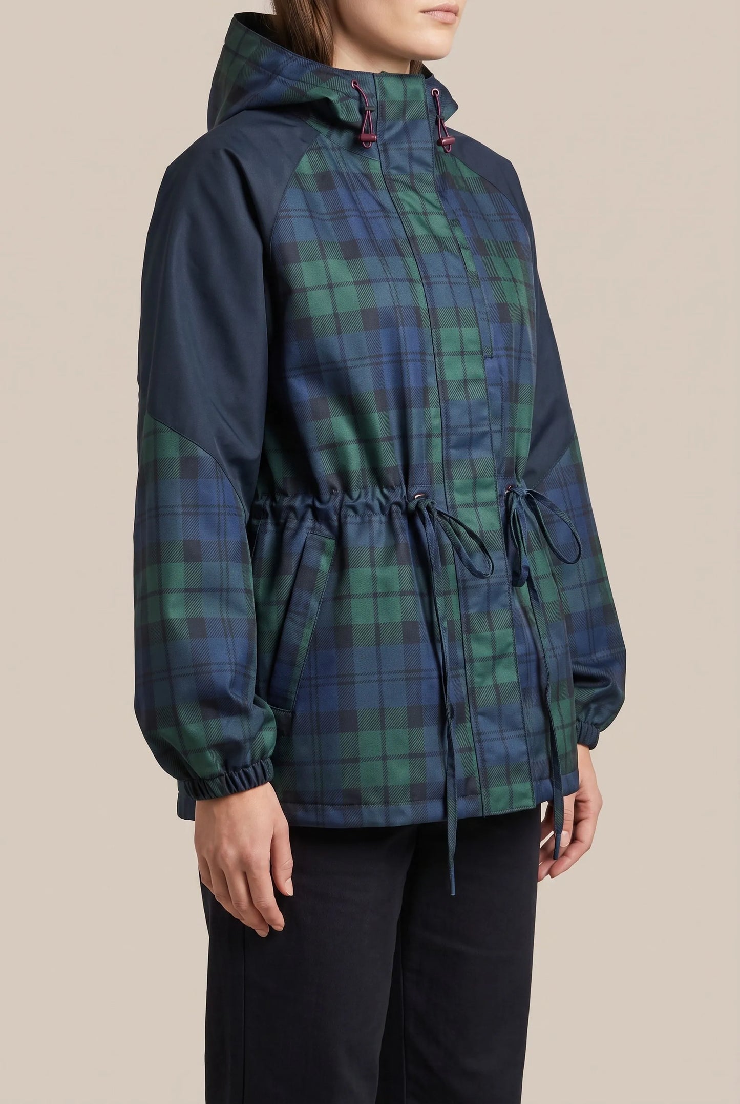 Kensal | Entspannte Karierte Jacke Mit Kapuze