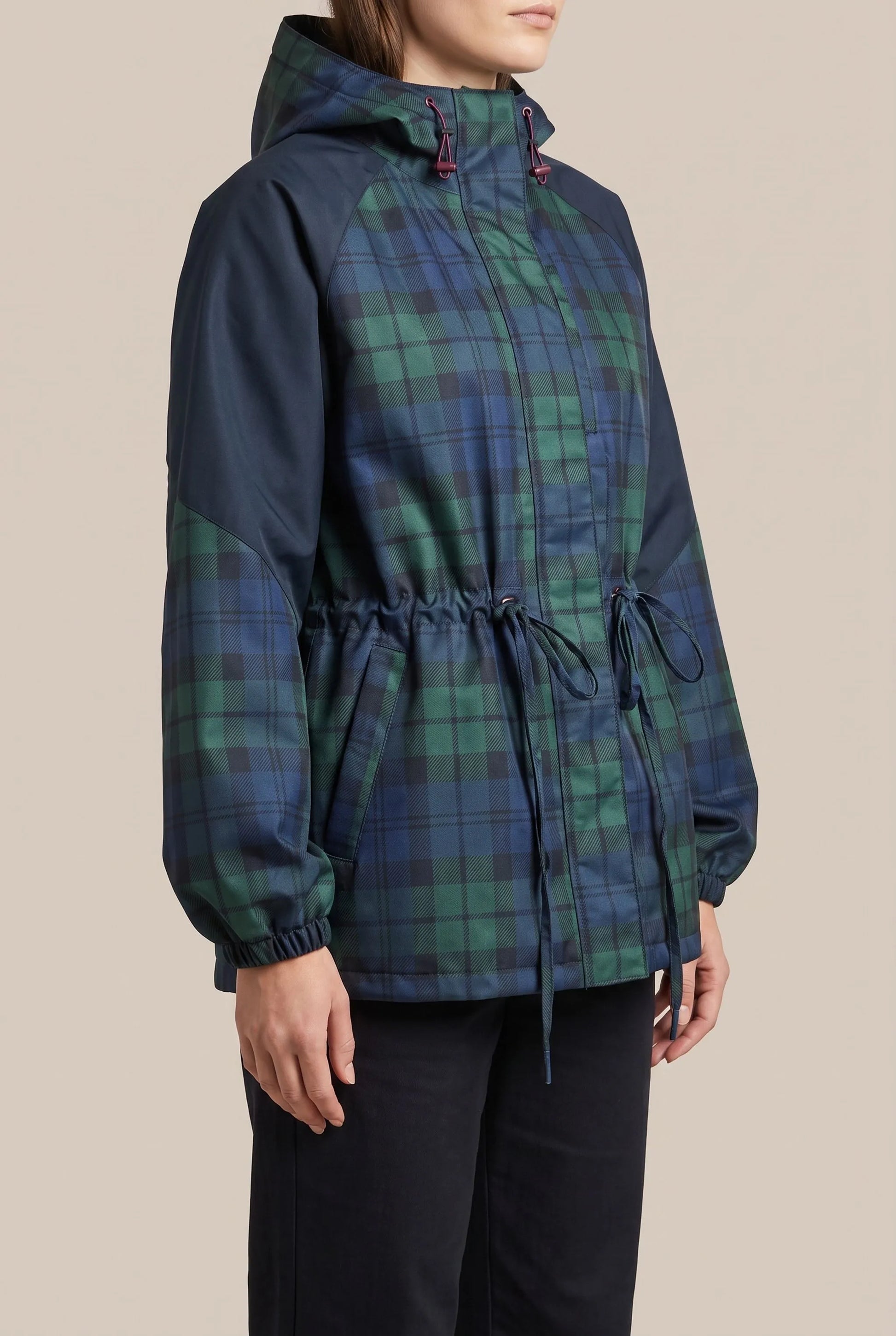 Kensal | Entspannte Karierte Jacke Mit Kapuze