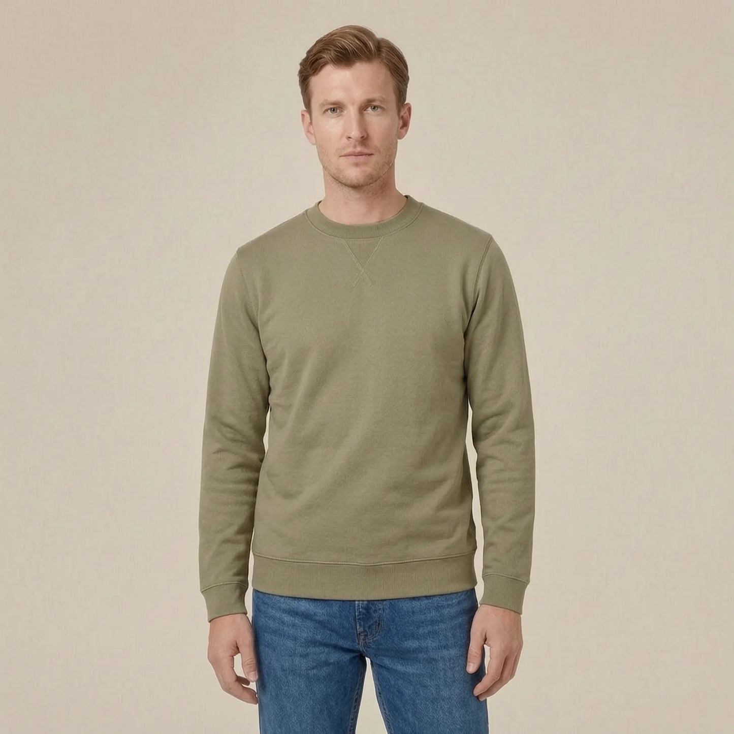 Keston | Klassisches Sweatshirt Mit Rundhalsausschnitt