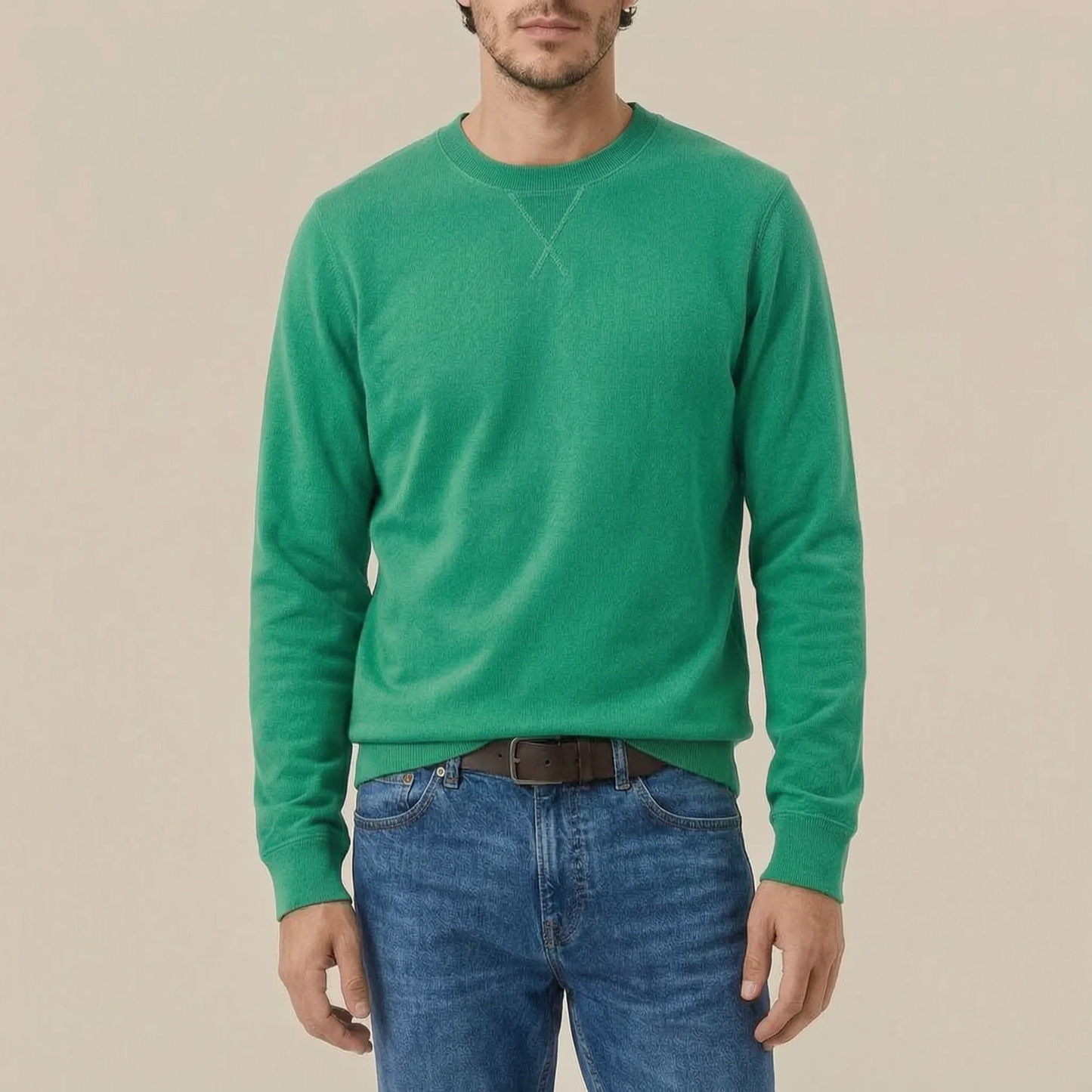 Keston | Klassisches Sweatshirt Mit Rundhalsausschnitt
