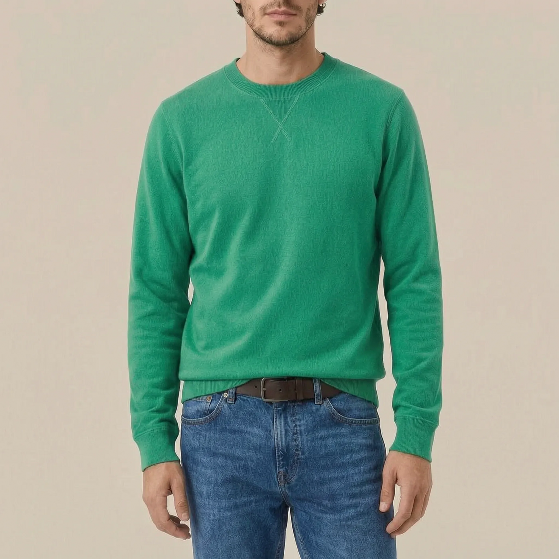 Keston | Klassisches Sweatshirt Mit Rundhalsausschnitt