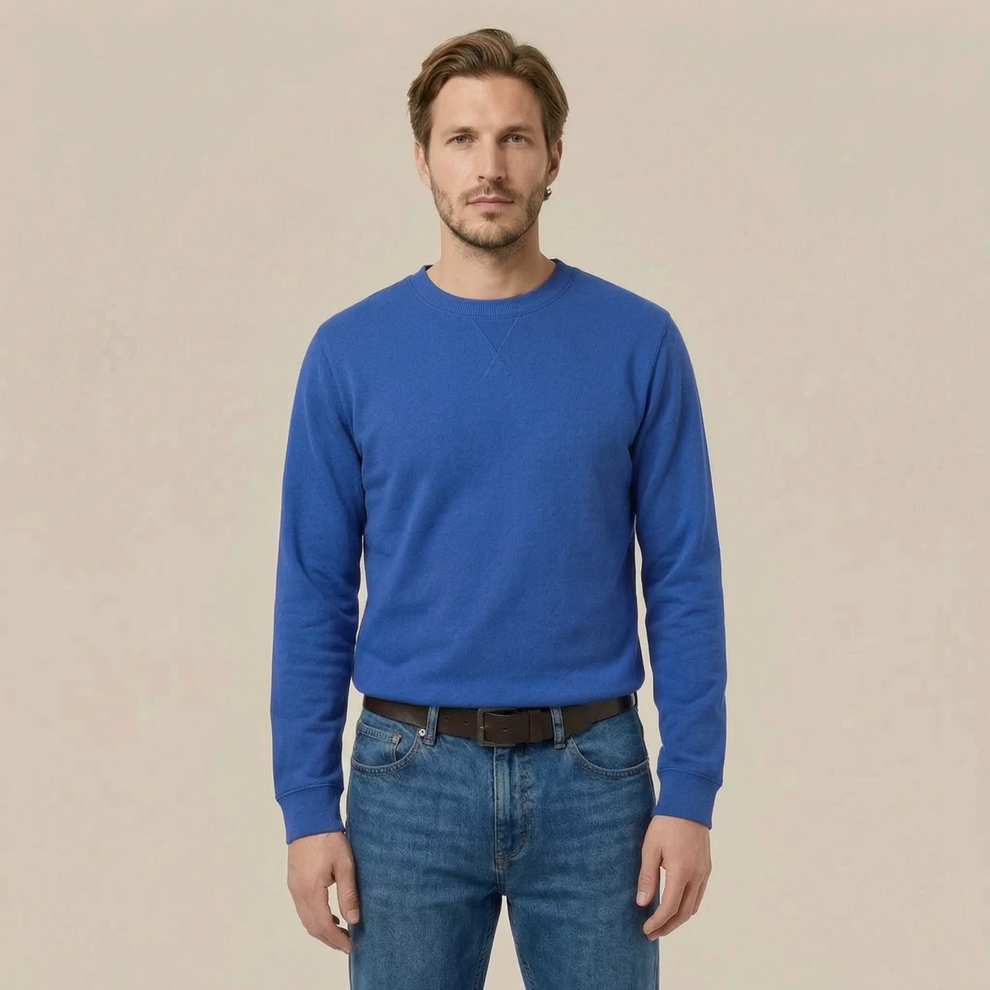 Keston | Klassisches Sweatshirt Mit Rundhalsausschnitt