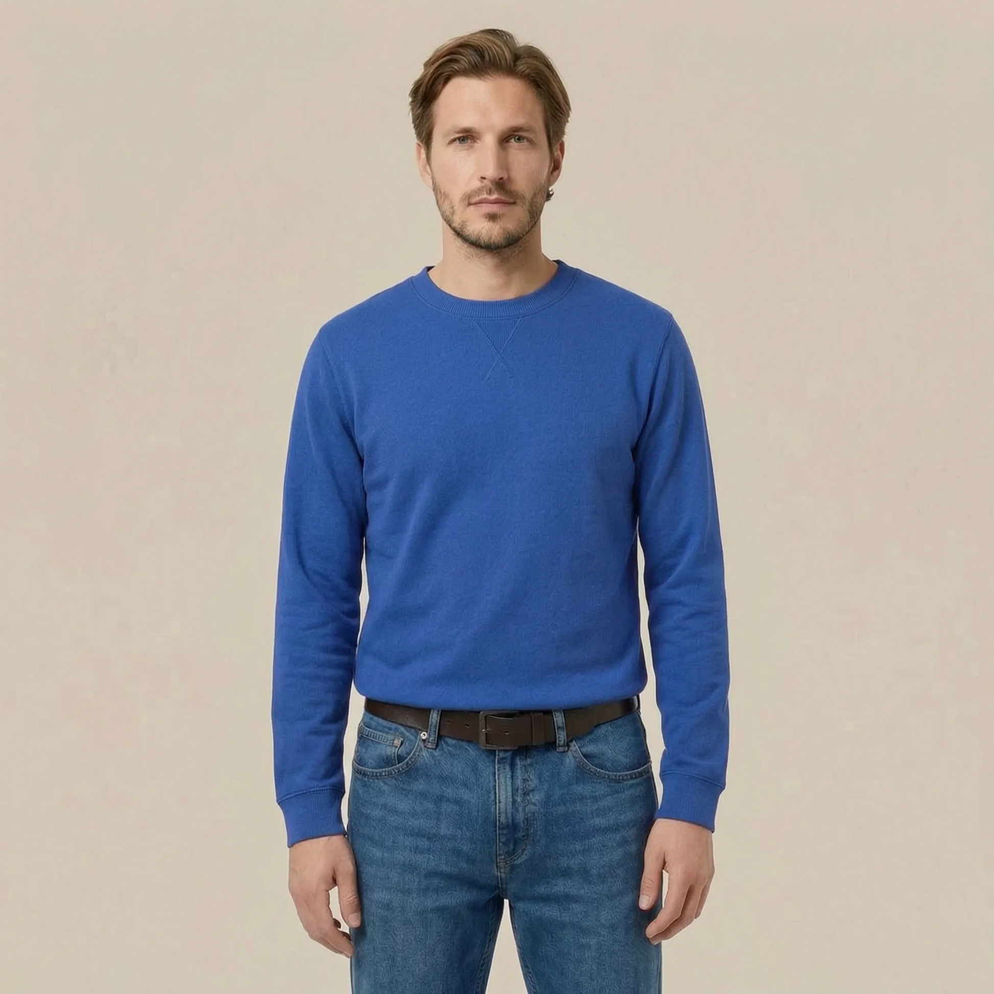 Keston | Klassisches Sweatshirt Mit Rundhalsausschnitt