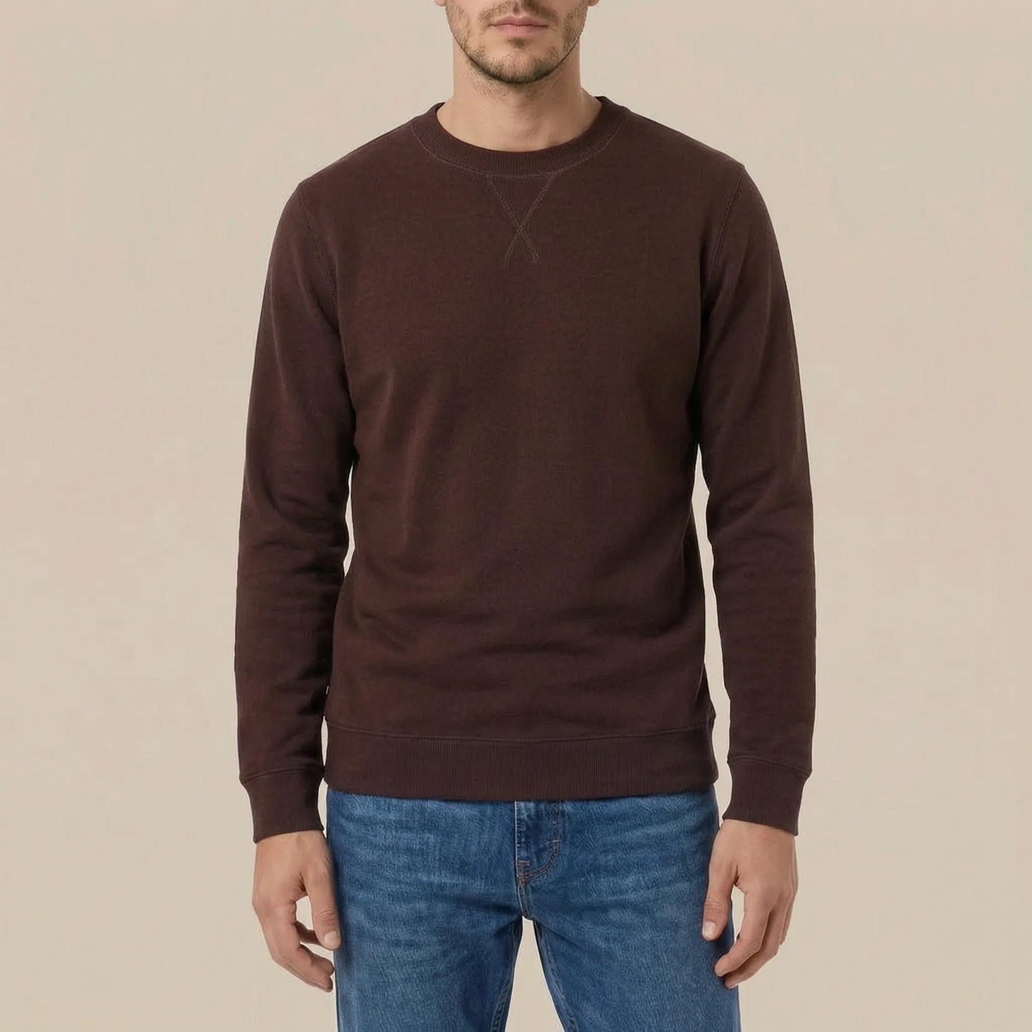 Keston | Klassisches Sweatshirt Mit Rundhalsausschnitt