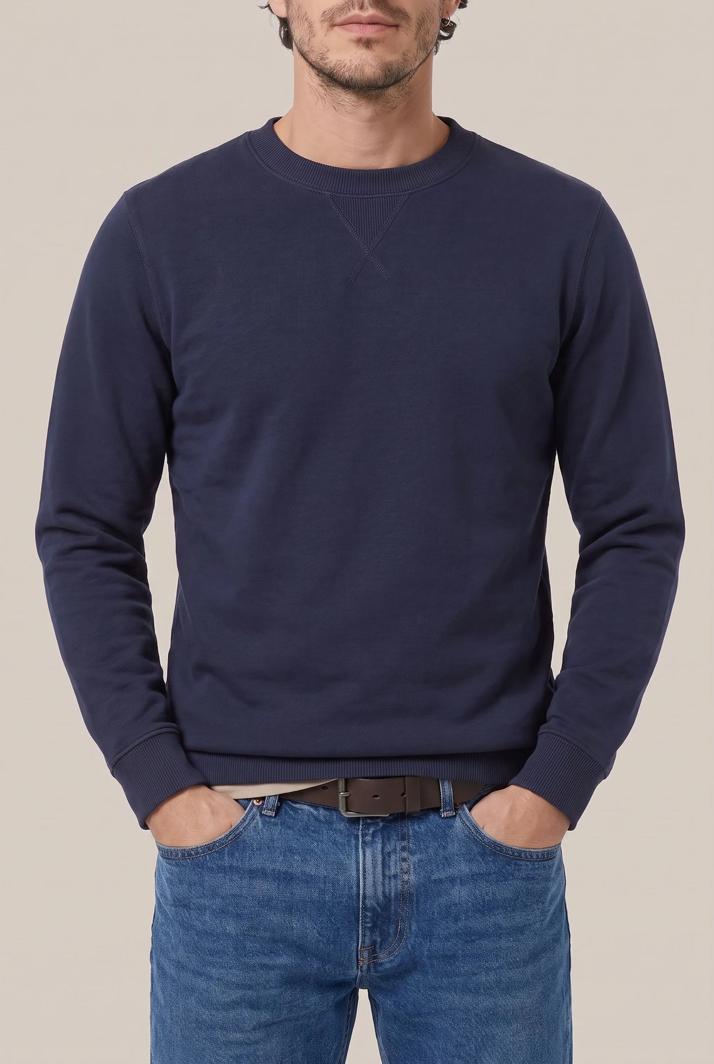 Keston | Klassisches Sweatshirt Mit Rundhalsausschnitt