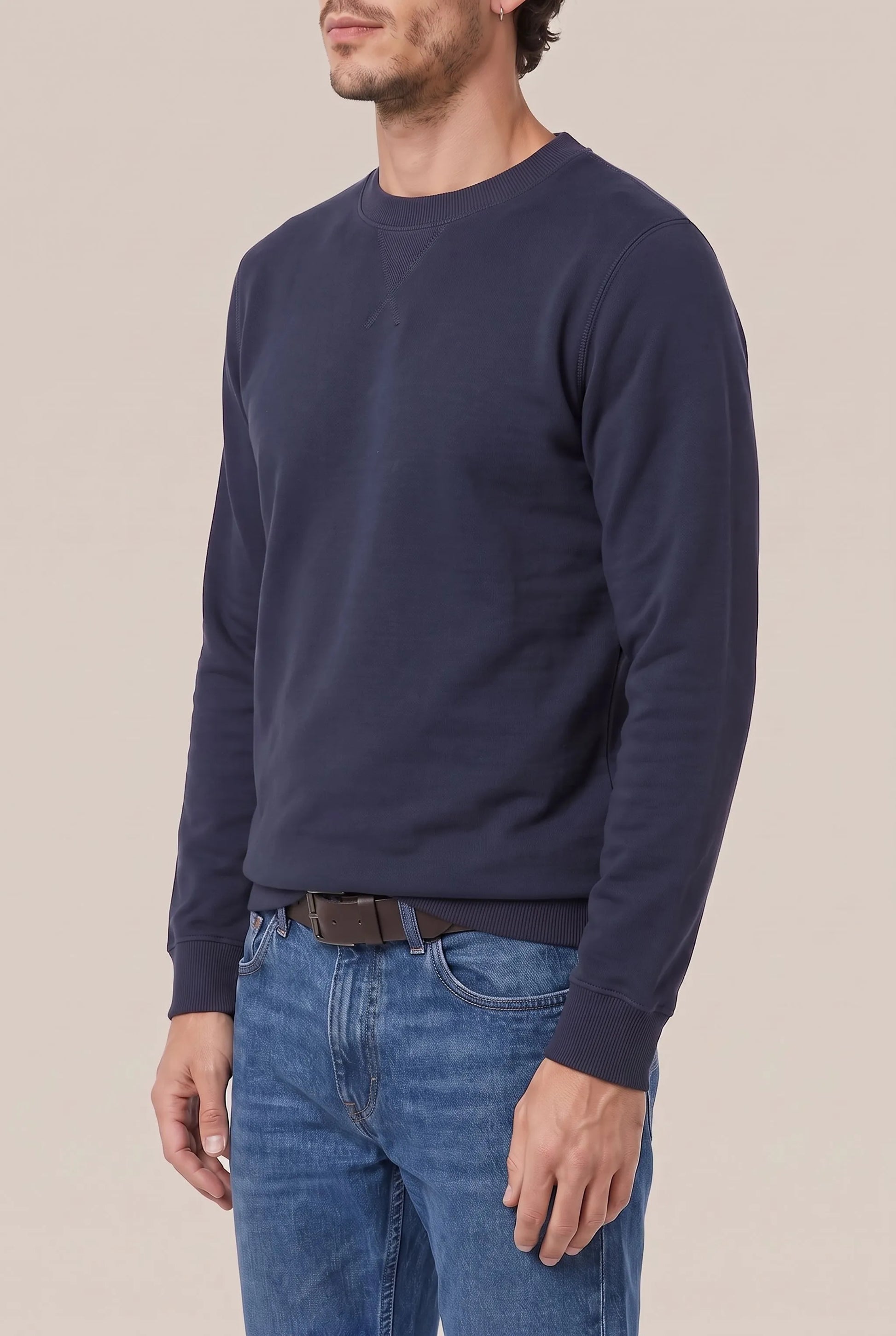 Keston | Klassisches Sweatshirt Mit Rundhalsausschnitt