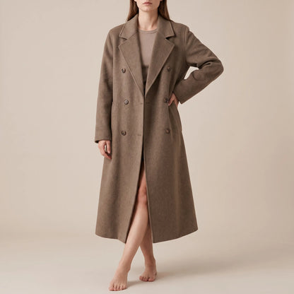 KlarisCoat | Klassischer Langer Damenmantel