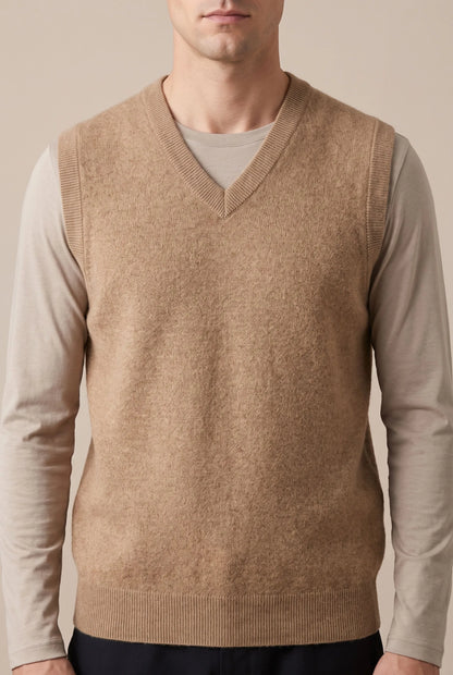 KnitCore | Ärmellose Strickweste Für Männer