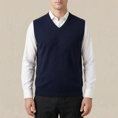 KnitCore | Ärmellose Strickweste Für Männer