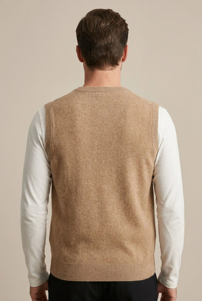 KnitCore | Ärmellose Strickweste Für Männer