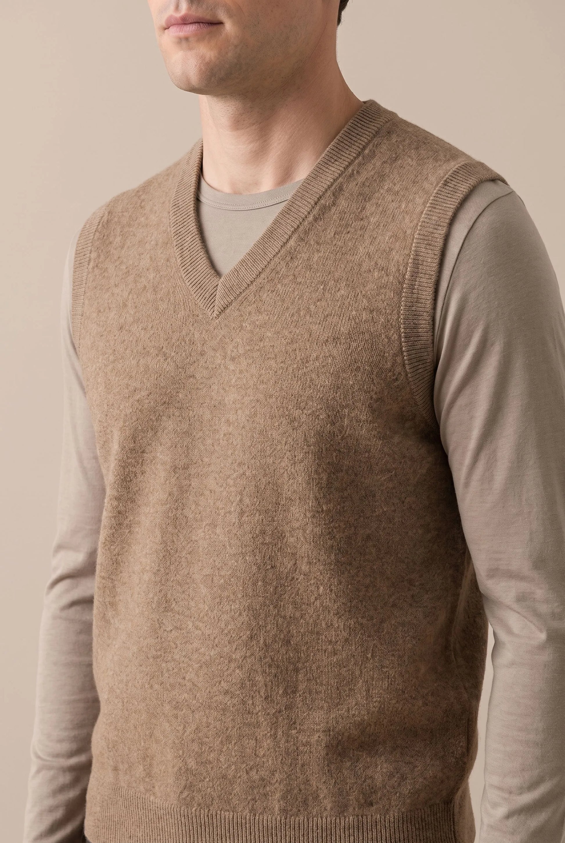 KnitCore | Ärmellose Strickweste Für Männer