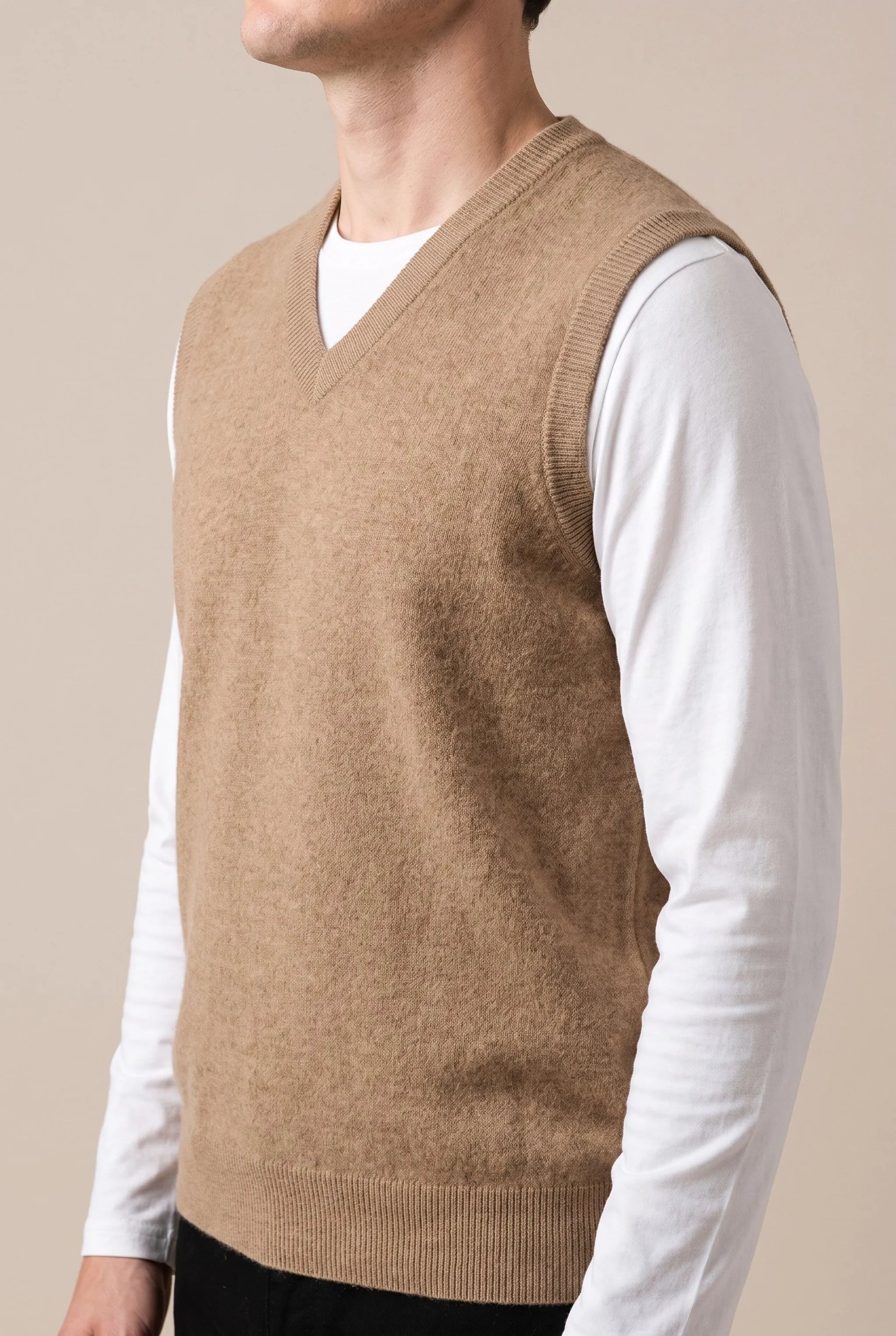 KnitCore | Ärmellose Strickweste Für Männer
