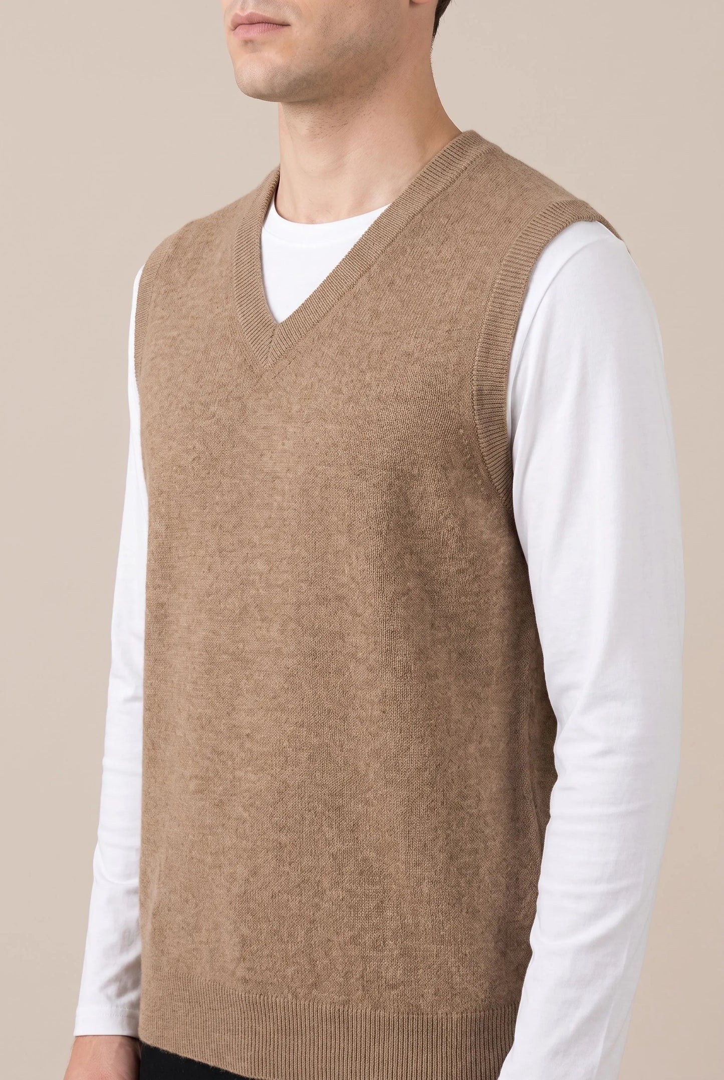 KnitCore | Ärmellose Strickweste Für Männer
