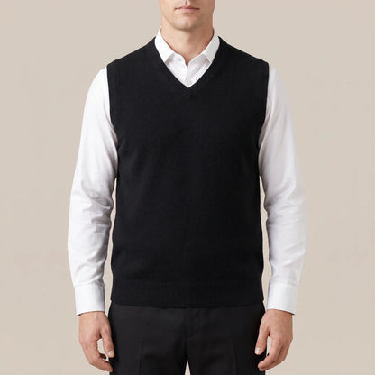 KnitCore | Ärmellose Strickweste Für Männer