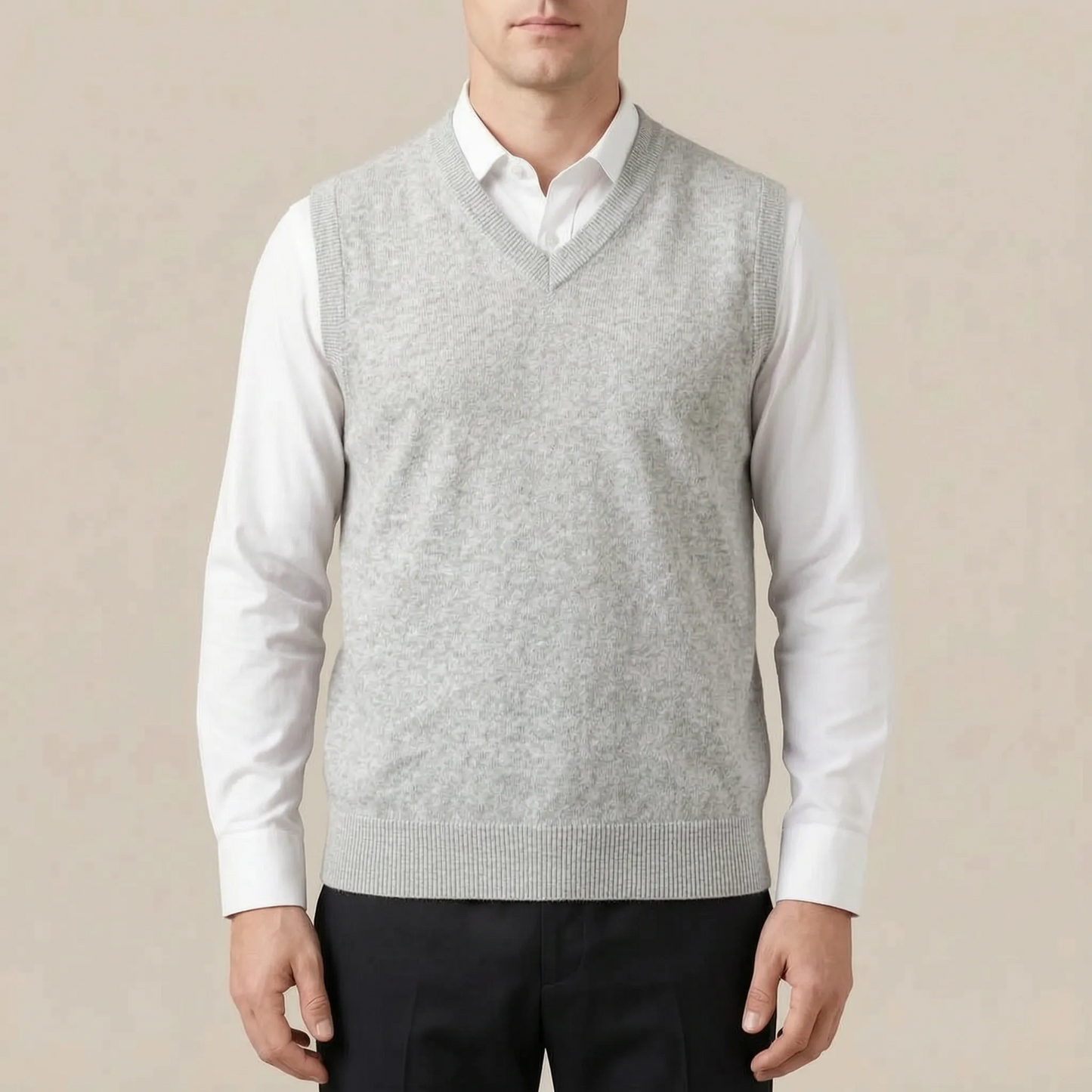 KnitCore | Ärmellose Strickweste Für Männer
