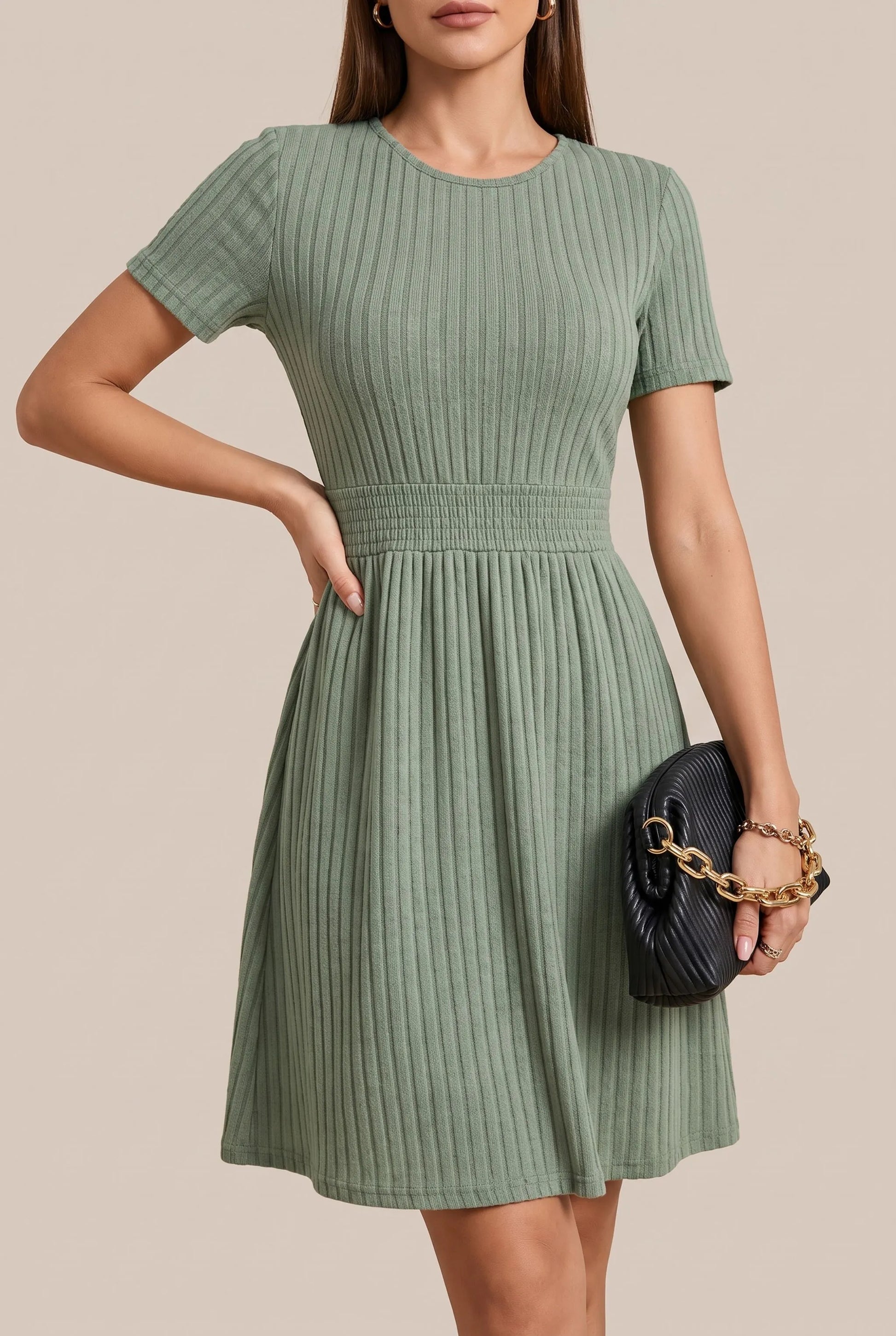 KnitFlair | Elegantes Strickkleid Damen