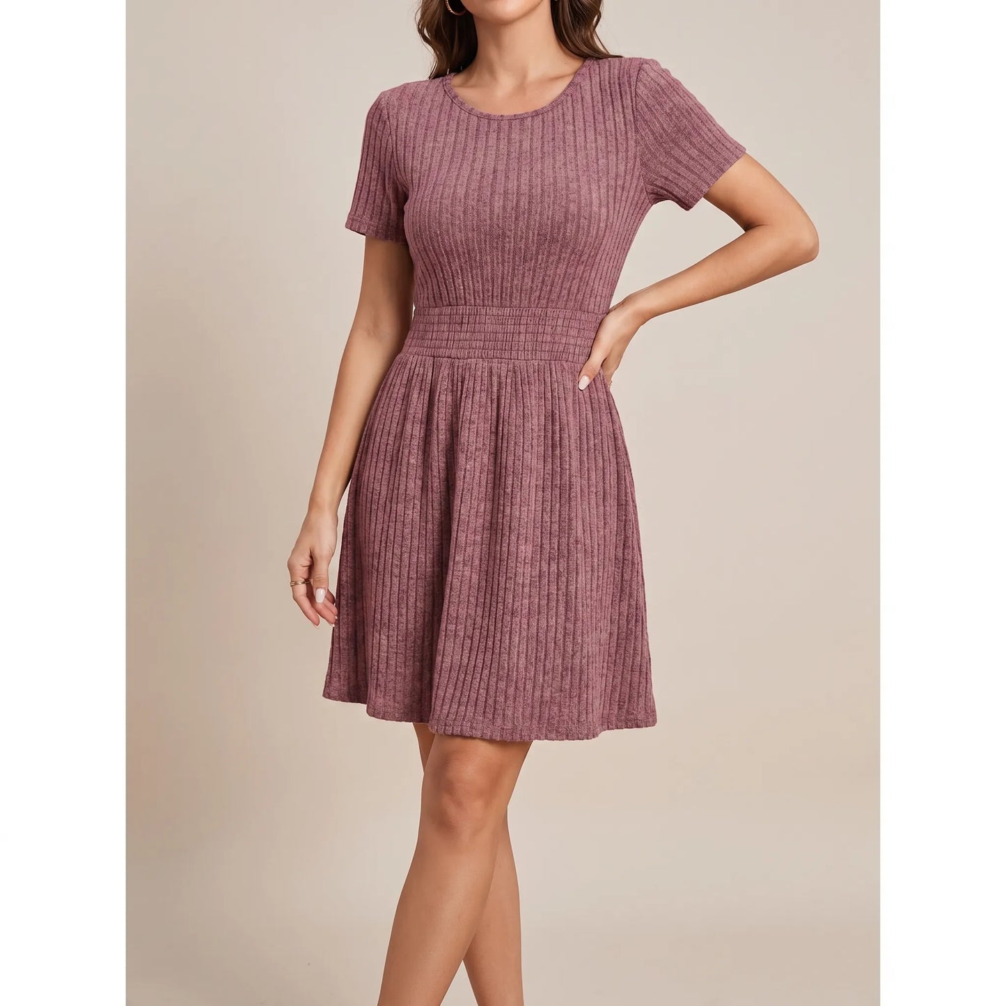 KnitFlair | Elegantes Strickkleid Damen
