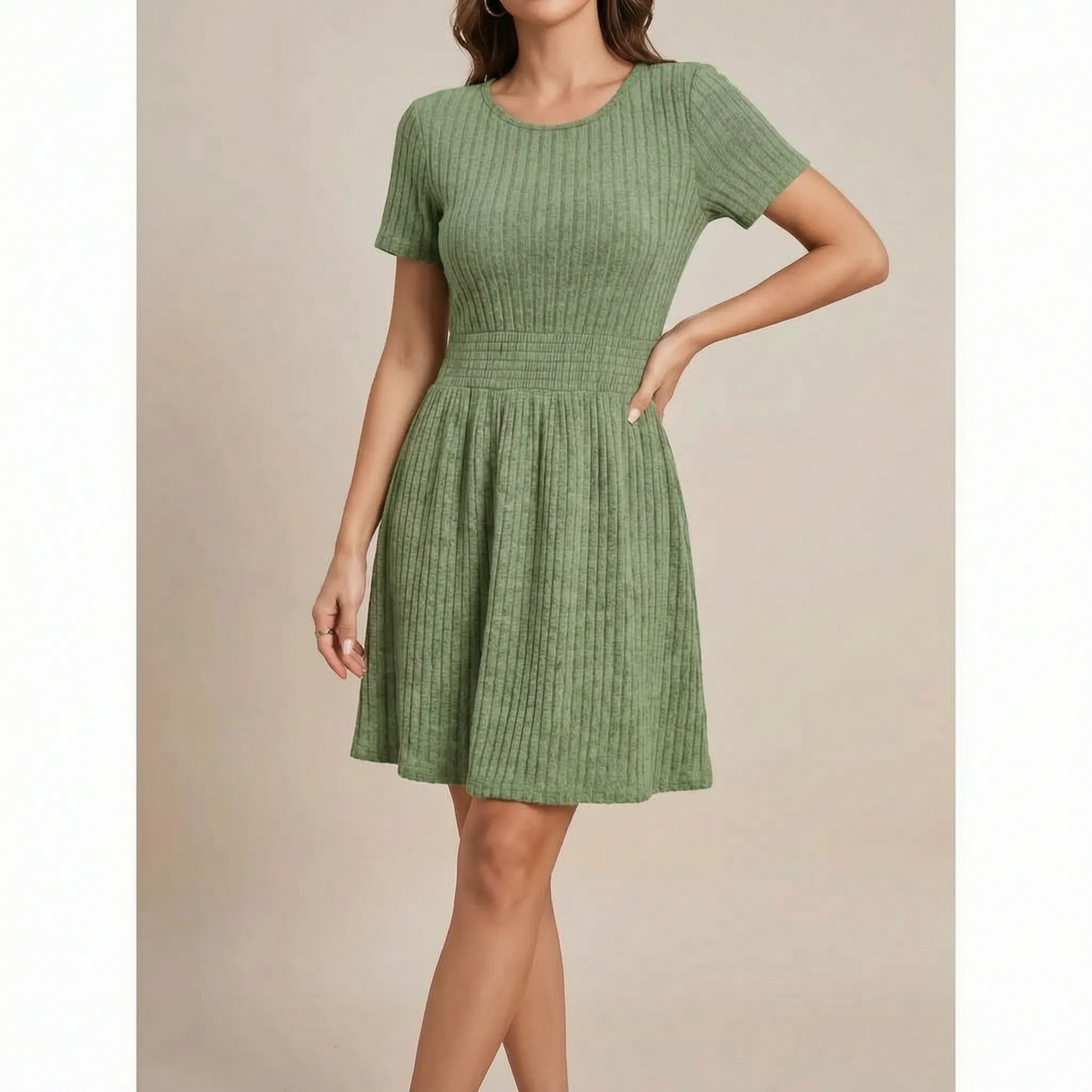 KnitFlair | Elegantes Strickkleid Damen