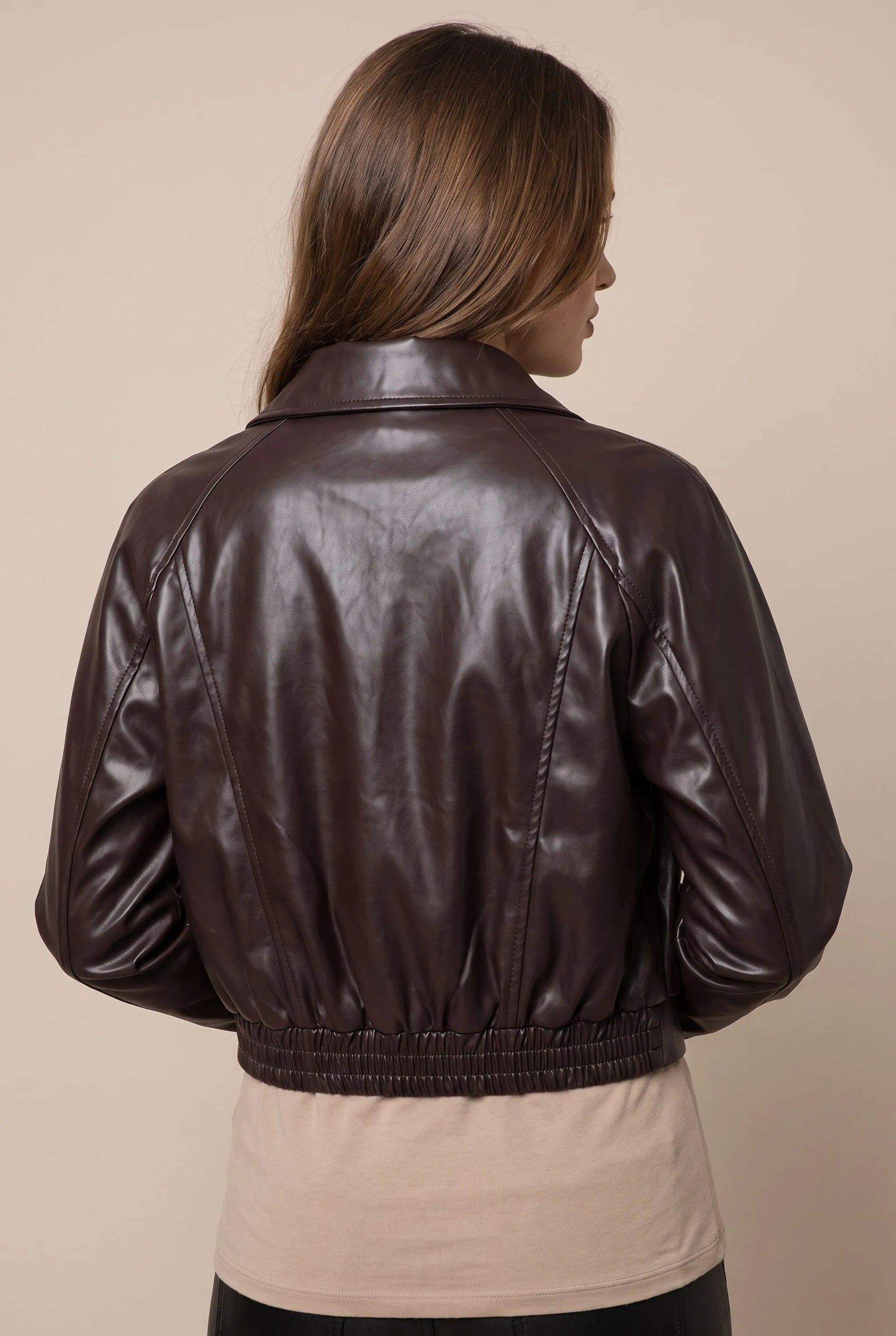 Kylven | Kurz Geschnittene Oversized-Übergangsjacke