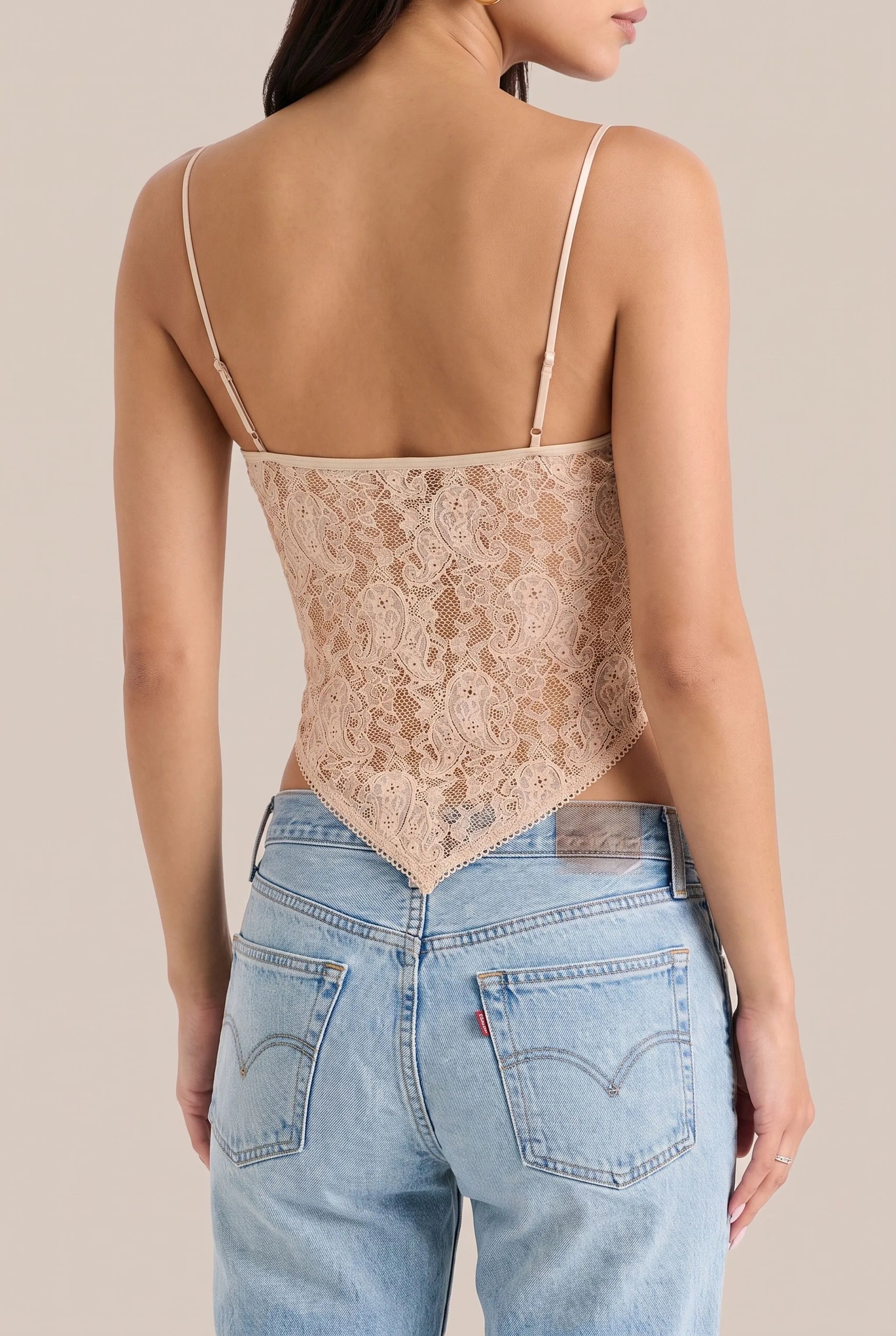 LaceAura | Elegantes Bustier Crop Top