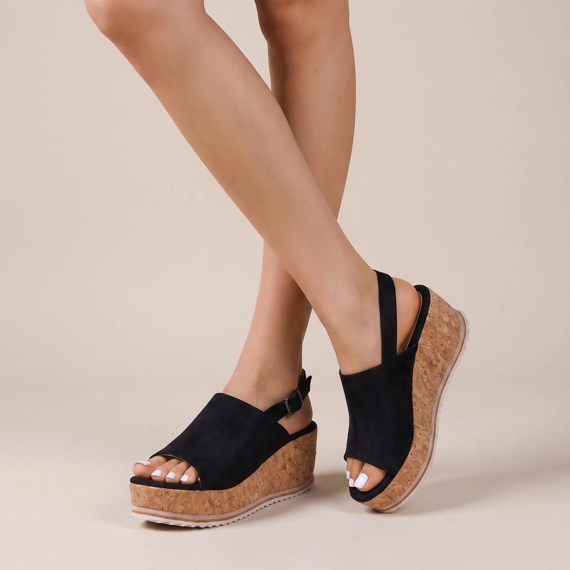 Liftix | Luftig Geschnittene Und Offene Damen-Keilsandalen