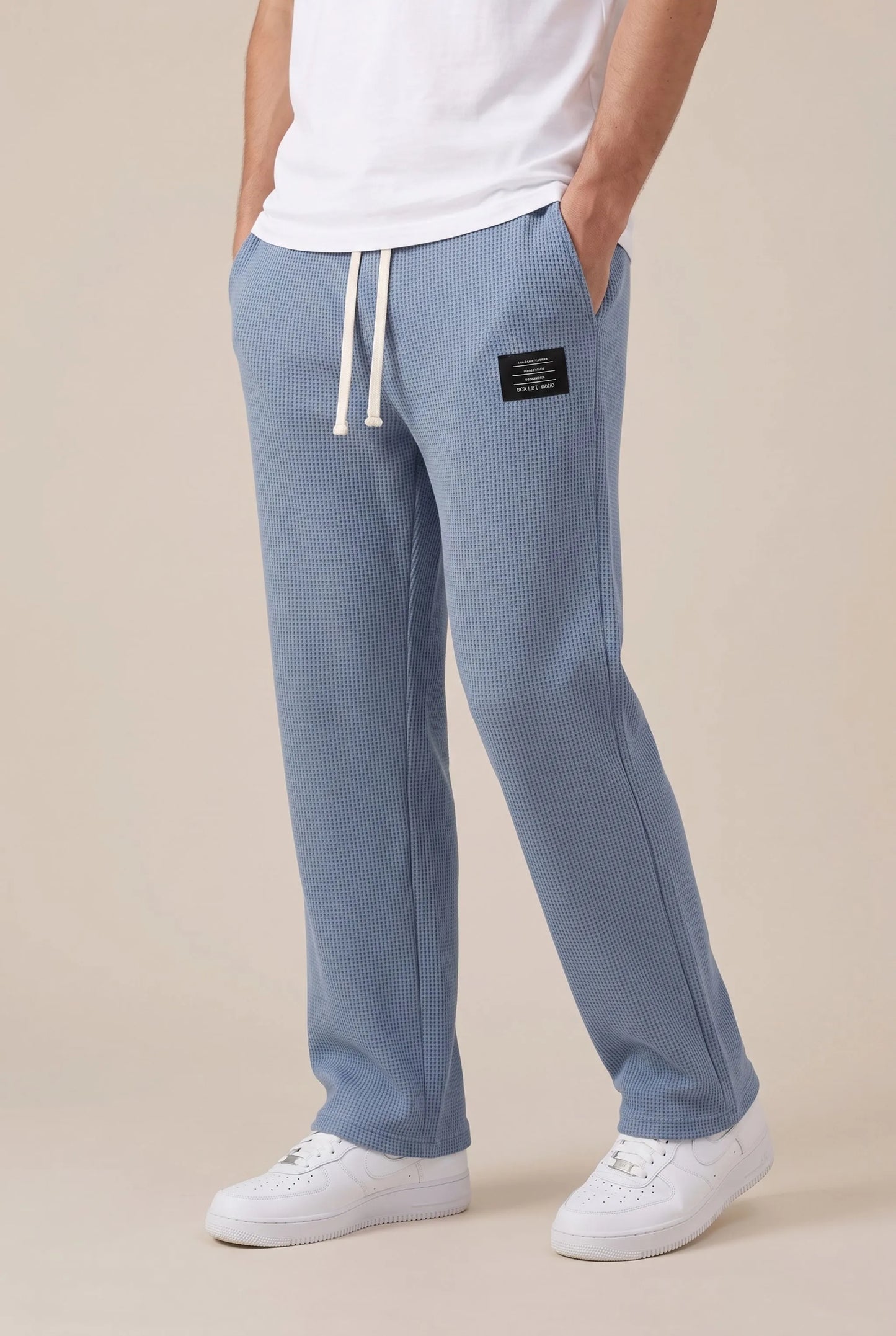 Loungex | Weite Jogginghose Mit Strukturierter Waffeloptik