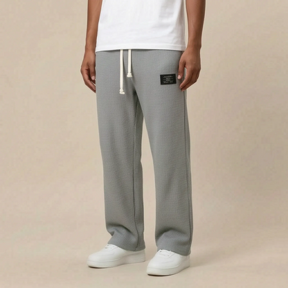 Loungex | Weite Jogginghose Mit Strukturierter Waffeloptik