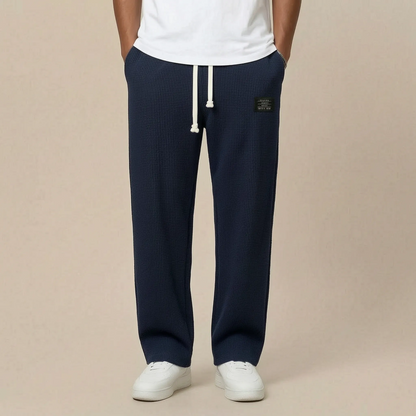 Loungex | Weite Jogginghose Mit Strukturierter Waffeloptik
