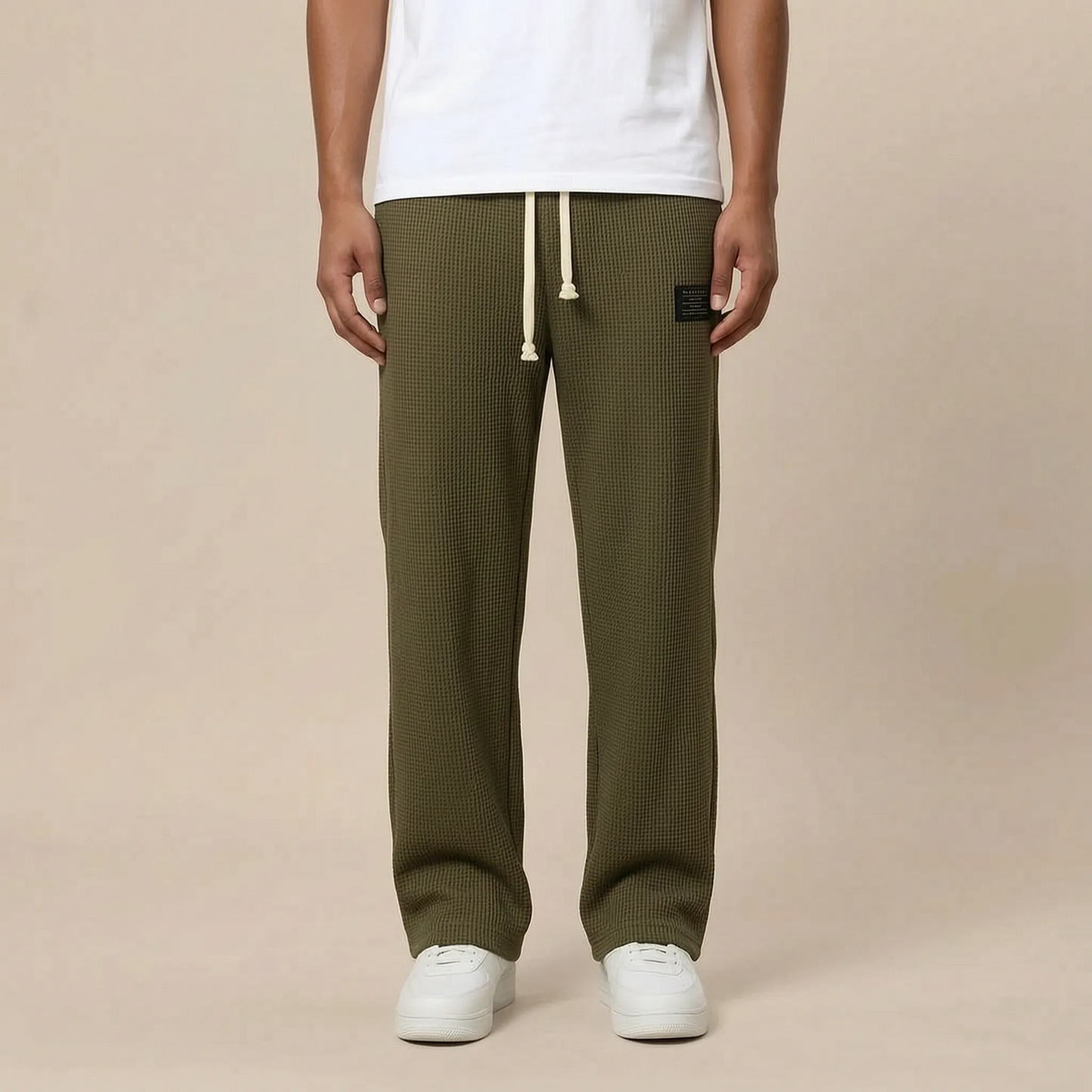 Loungex | Weite Jogginghose Mit Strukturierter Waffeloptik