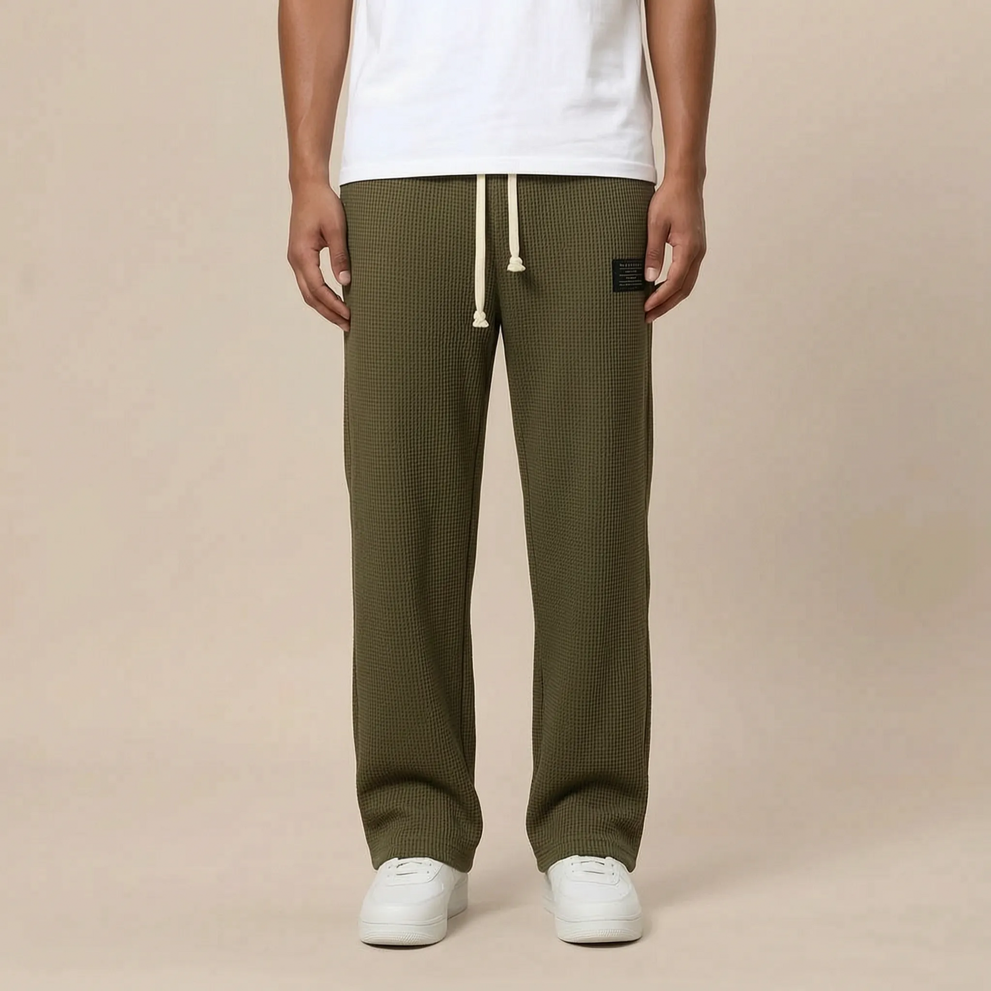 Loungex | Weite Jogginghose Mit Strukturierter Waffeloptik