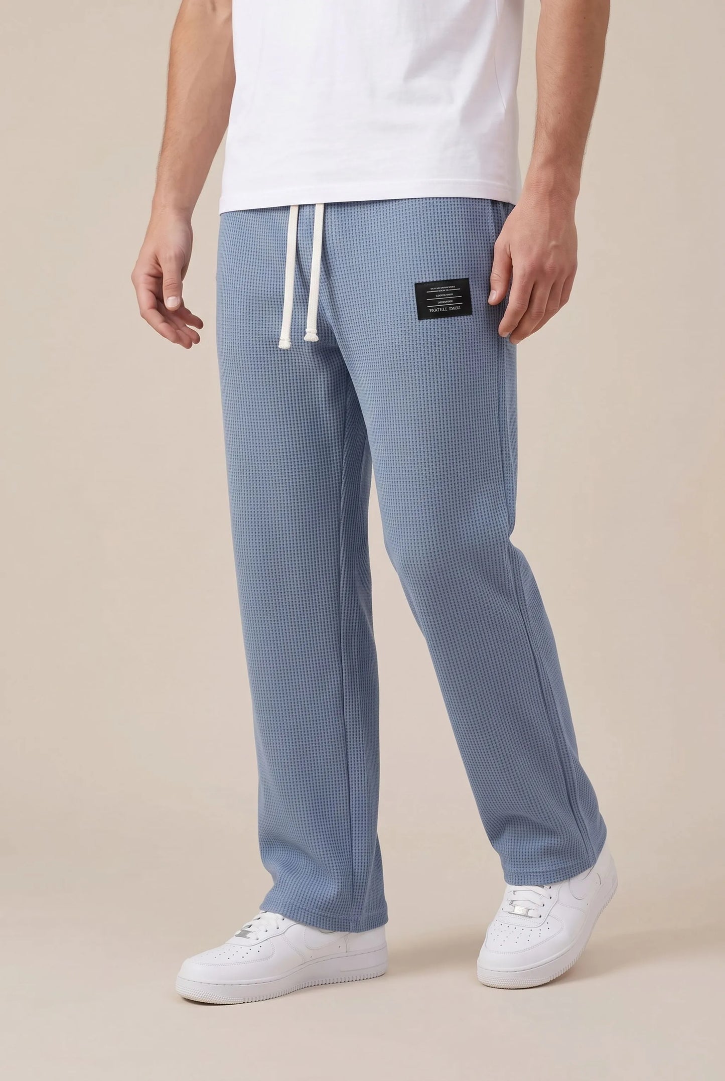 Loungex | Weite Jogginghose Mit Strukturierter Waffeloptik