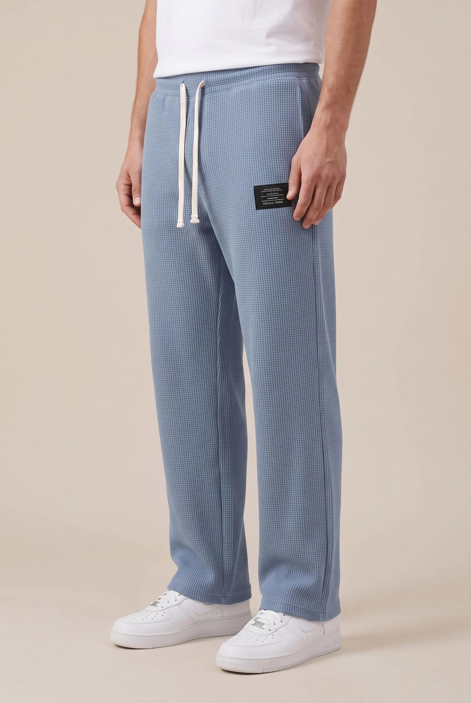 Loungex | Weite Jogginghose Mit Strukturierter Waffeloptik